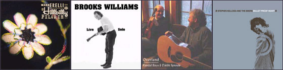 New releases from Mark Erelli, Brooks Williams, Randal Bays & Dith Sproule and Stephen Kellogg