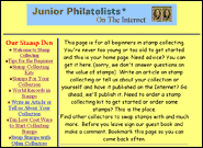 Junior Philatelists on the Internet