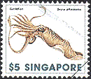 Singapore -- Cuttlefish (1977)