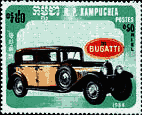 Bugatti in Philately